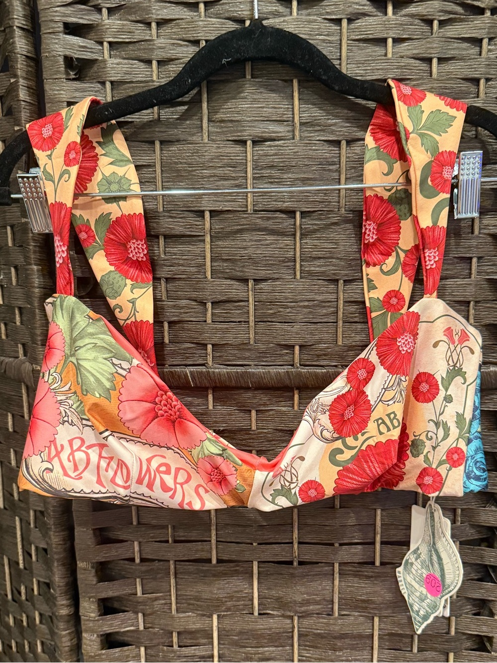 *NWT*Sz 3XL* Agua Bendita *Malory Harvest* Bikini Top (Style #AF5102225-1)